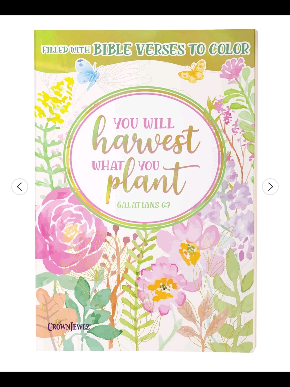 "You Will Harvest What You Plant" – Bible Verse Coloring Book - New